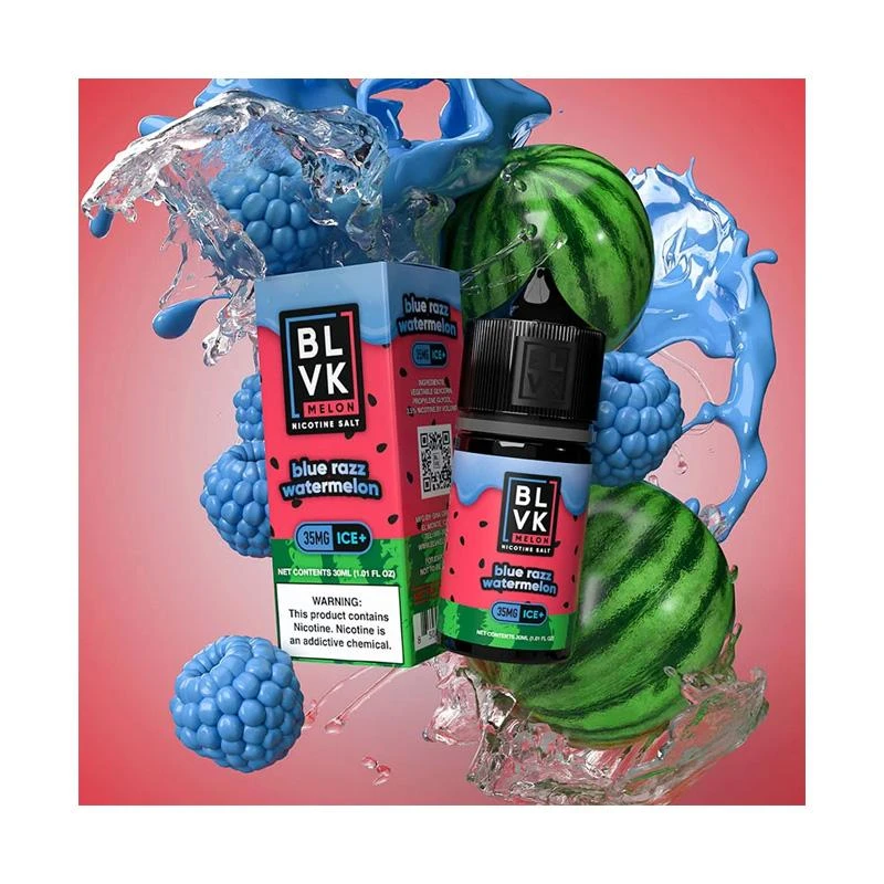 BLVK Salt Melon Watermelon Blue Razz 35MG 30ml