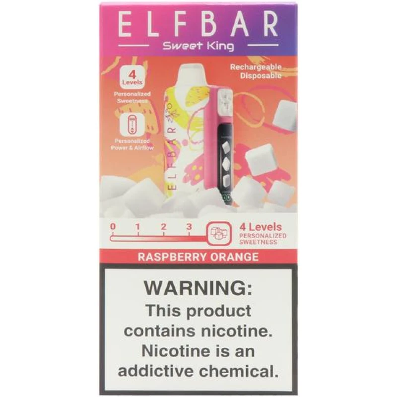 Elfbar Sweet King 40K Raspberry Orange 40.000 Puffs
