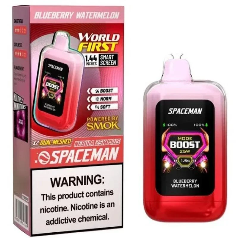 Smok Spaceman Nebula 25K Blueberry Watermelon 25.000 Puffs