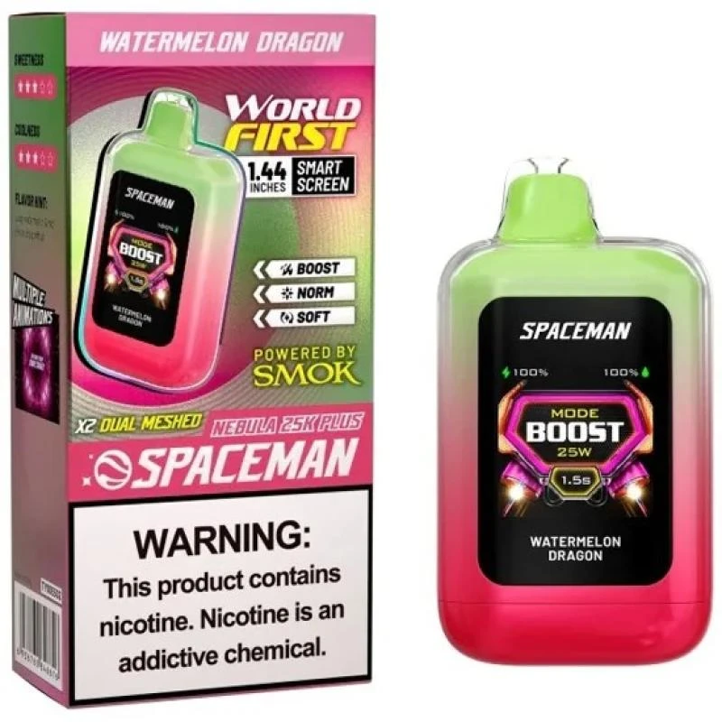 Smok Spaceman Nebula 25K Watermelon Dragon 25.000 Puffs