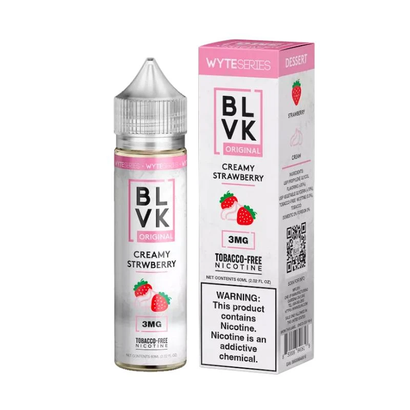BLVK Original Creamy Strawberry 60ml 3MG