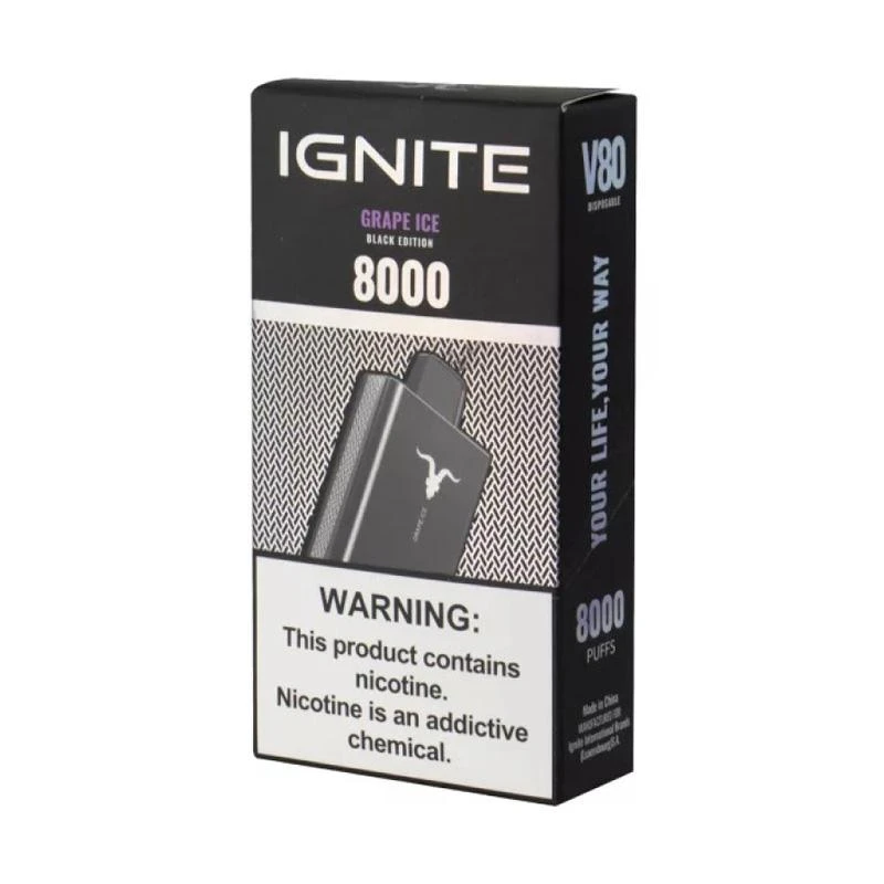 Ignite V80 Black Grape Ice 8.000 Puffs
