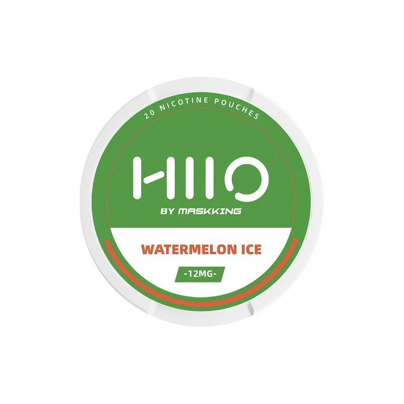 Sachês de Nicotina 6mg Hiio By Masking Watermelon Ice