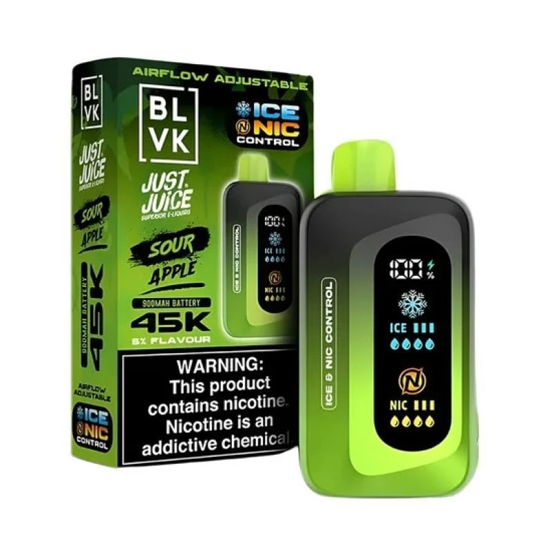 BLVK Just Juice 45K Sour Apple 45.000 Puffs