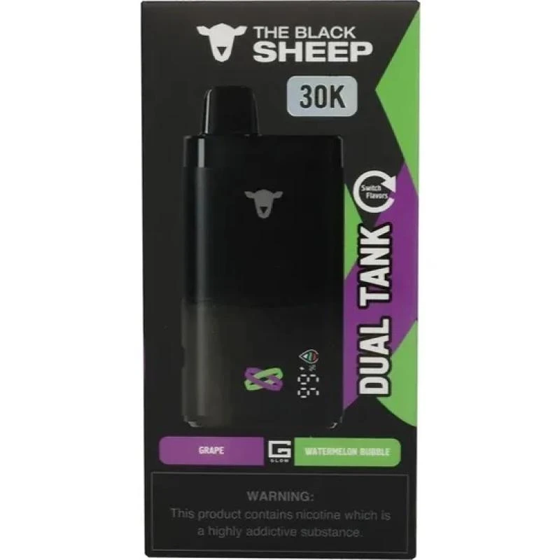 Black Sheep 30K Grape + Watermelon Bubblegum 30.000 Puffs