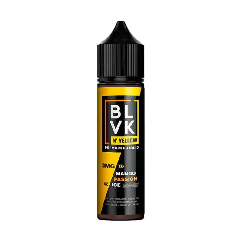 BLVK Unicorn Yellow 60ml Mango Passion Ice 